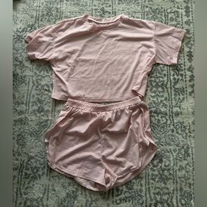 Striped Pink Sleepwear Set
